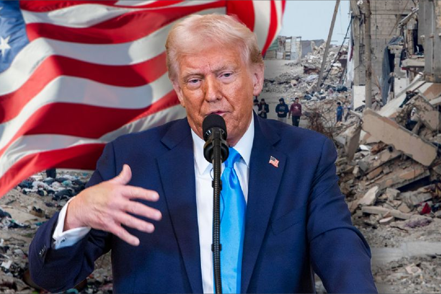Donald Trump en Gaza
